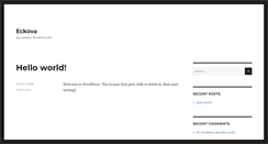 Desktop Screenshot of eckova.com