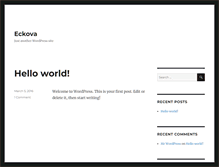 Tablet Screenshot of eckova.com